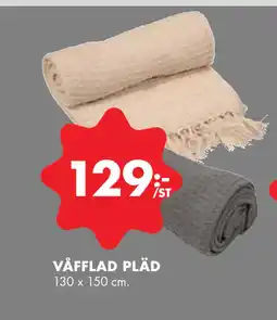 VÅFFLAD PLÄD
