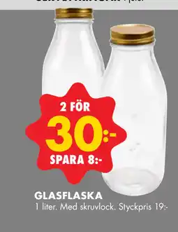 ÖoB GLASFLASKA erbjuda