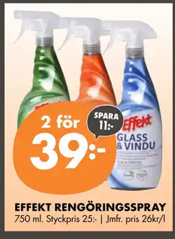 ÖoB EFFEKT RENGÖRINGSSPRAY erbjuda