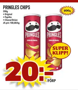 Nya Pulsen PRINGLES CHIPS erbjuda