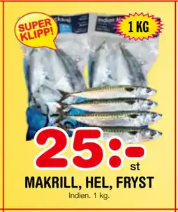 Nya Pulsen MAKRILL, HEL, FRYST erbjuda