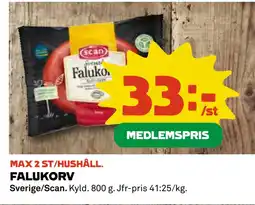 Coop Daglivs FALUKORV erbjuda