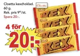 Bo Ohlsson Cloetta Kexchoklad erbjuda