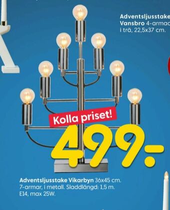 Rusta Adventsljusstake erbjuda