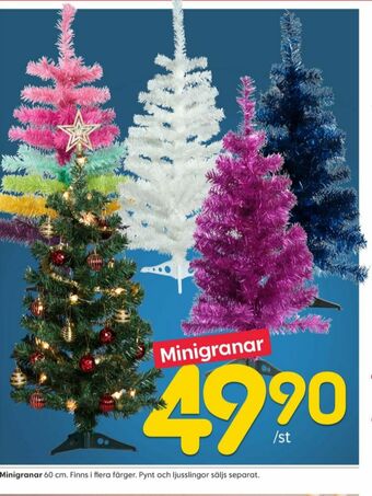 Rusta Julgran erbjuda