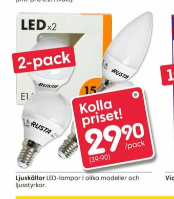 Rusta LED Lampor erbjuda