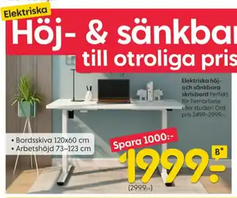 Rusta Skrivbord erbjuda