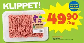 Coop Forum Coop Blandfärs 1000g erbjuda