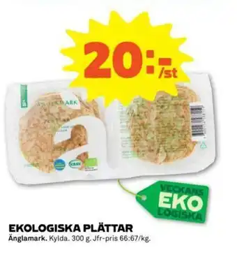 Coop Forum Änglamark Ekologiska Plättar 300g erbjuda