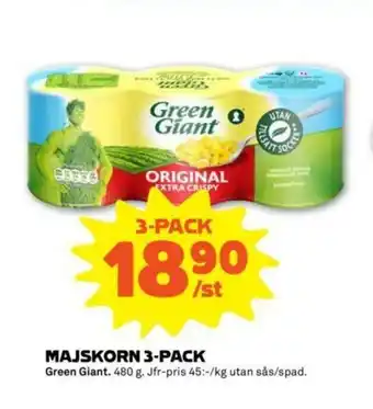 Green Giant Majskorn 3-pack 480g