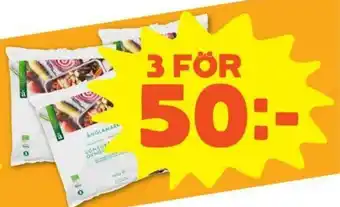 Coop Forum Änglamark Ugnsgrönsaker 3st 500g erbjuda