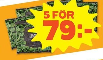 Coop Forum Coop Bladspenat 3st 450g erbjuda