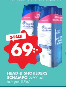 ÖoB HEAD & SHOULDERS SCHAMPO erbjuda