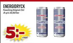 Supergrossen ENERGIDRYCK erbjuda