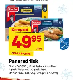City Gross Panerad fisk erbjuda