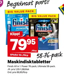 City Gross Maskindisktabletter erbjuda