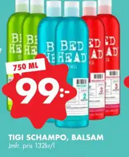 ÖoB TIGI Schampo, Balsam erbjuda