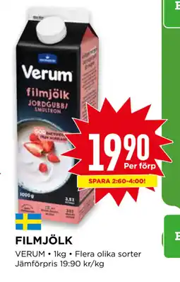 Willys FILMJÖLK erbjuda