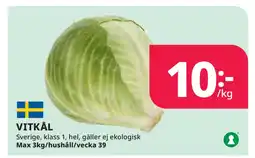 Tempo VITKÅL erbjuda