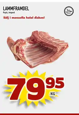 Prisma Mat LAMMFRAMDEL erbjuda