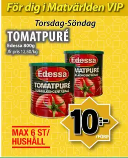 Matvärlden Tensta TOMATPURÉ erbjuda