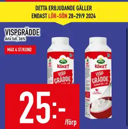Matdax VISPGRÄDDE erbjuda