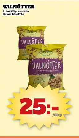 Bonum Matmarknad VALNÖTTER erbjuda