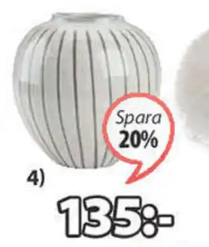 JYSK Sofus Vas Ø21 x H21 cm erbjuda