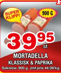 Nya Pulsen MORTADELLA erbjuda