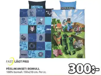 JYSK Påslakanset I Bomull 150x210 cm erbjuda