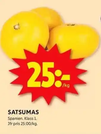 ICA Kvantum Satsumas erbjuda