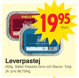 Matöppet Leverpastej erbjuda