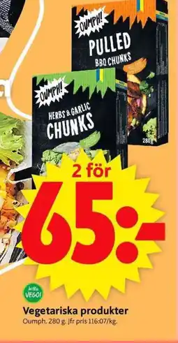 OUMPH Vegetariska produkter