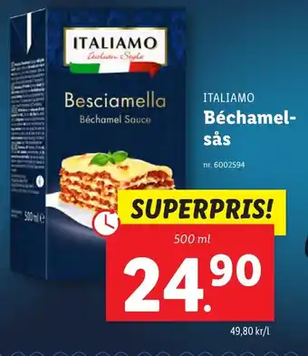 Lidl ITALIAMO Béchamel- sås erbjuda
