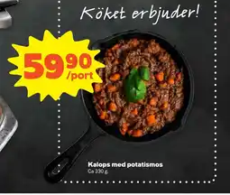 Kalops med potatismos
