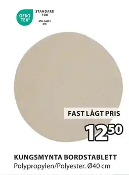 JYSK KUNGSMYNTA BORDSTABLETT erbjuda