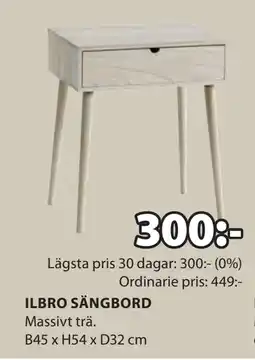 JYSK ILBRO SÄNGBORD erbjuda