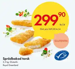 Sprödbakad Torsk