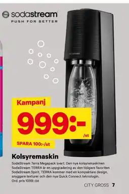 City Gross Kolsyremaskin erbjuda