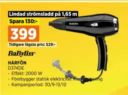 Power HÅRFÖN erbjuda