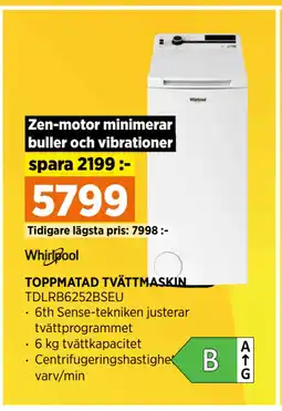 Power TOPPMATAD TVÄTTMASKIN erbjuda