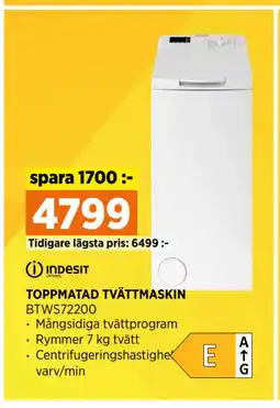 Power TOPPMATAD TVÄTTMASKIN erbjuda
