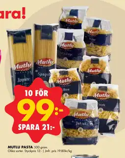 ÖoB MUTLU PASTA erbjuda