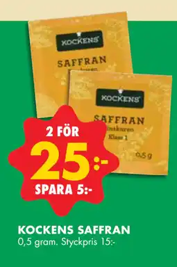 ÖoB KOCKENS SAFFRAN erbjuda