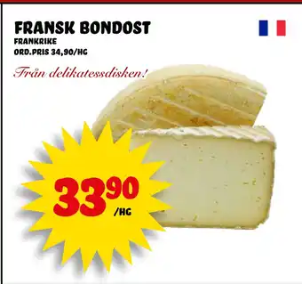 Nelins fransk bondost erbjuda