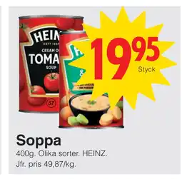 Matöppet Soppa erbjuda