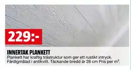 Bauhaus INNERTAK PLANKETT erbjuda