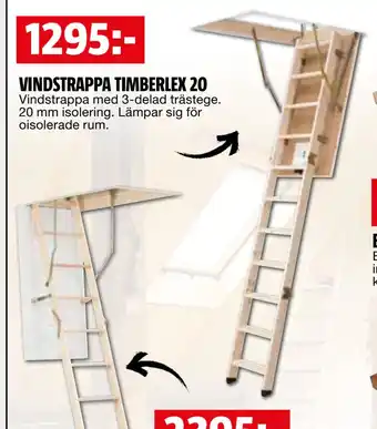 Bauhaus VINDSTRAPPA TIMBERLEX 20 erbjuda