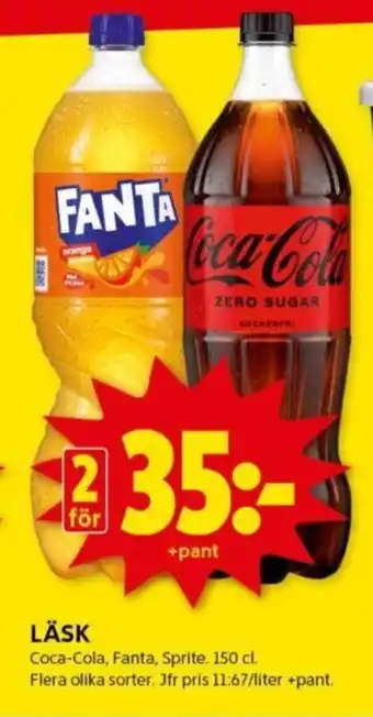 ICA Kvantum Läsk erbjuda