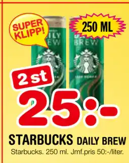 Nya Pulsen STARBUCKS erbjuda